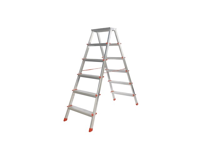 Dubbele trap 6+6 treden - afbeelding 2 van  4