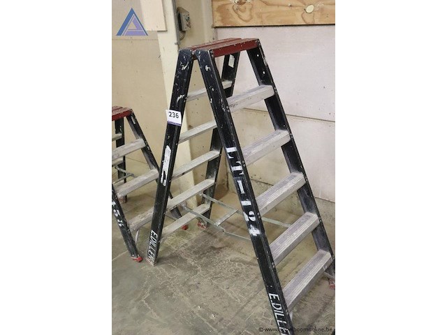 Dubbele trapladder - altrex - afbeelding 1 van  1
