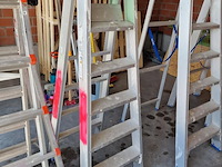 Dubbele trapladder solide - afbeelding 5 van  6