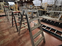 Dubbele trapladder - afbeelding 1 van  2