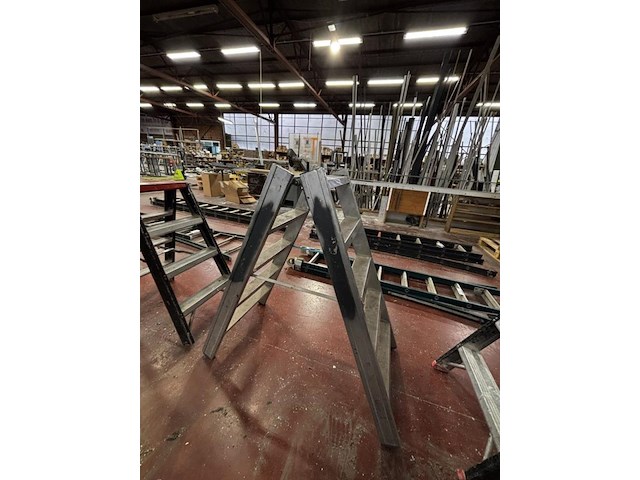 Dubbele trapladder - afbeelding 2 van  2