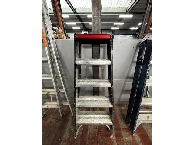 Dubbele trapladder - afbeelding 1 van  2