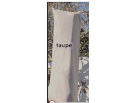 Dubbele uitkragende parasol groene lounge xxl - 460 x 270 cm - taupe - afbeelding 9 van  10