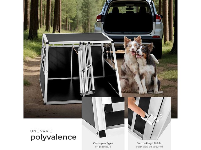 Dubbele veilige hondenhouder met rechte rug - afbeelding 5 van  8