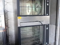 Dubbele verrijdbare inox oven eurogrill