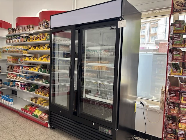 Dubbele vitrine koeling combisteel - afbeelding 1 van  3