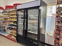 Dubbele vitrine koeling combisteel