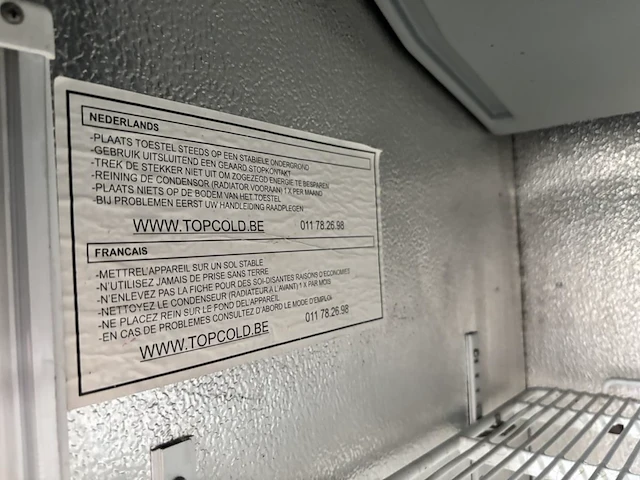 Dubbele vitrine koeling topcold - afbeelding 6 van  6