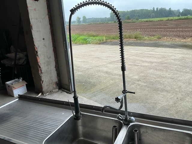 Dubbele wasbak mobiele wastafel - afbeelding 5 van  7