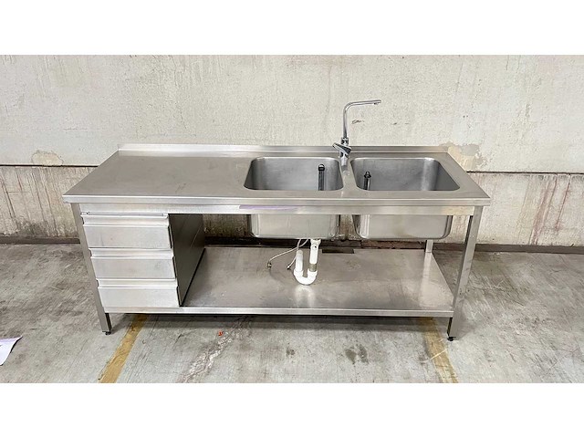 Dubbele wastafel - wastafel - afbeelding 1 van  7