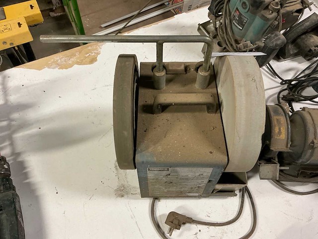 Dubbelsteens slijpmachine (2x) - afbeelding 2 van  3