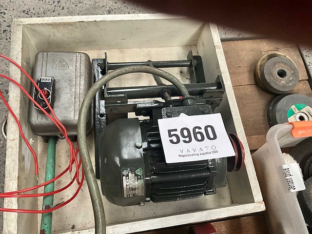 Dubbelsteens slijpmolen met elektromotor acec - afbeelding 3 van  18