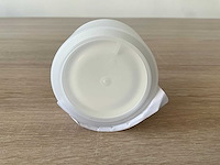 Dubbelwandig pot venice 75ml pp/pp nat.frosted,binnenpot wit overige verpakkingsmaterialen (1986x) - afbeelding 3 van  4