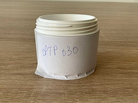 Dubbelwandig pot venice 75ml pp/pp nat.frosted,binnenpot wit overige verpakkingsmaterialen (1986x) - afbeelding 4 van  4