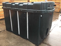 Dubbelwandige kunststof mazouttank met dieselpomp