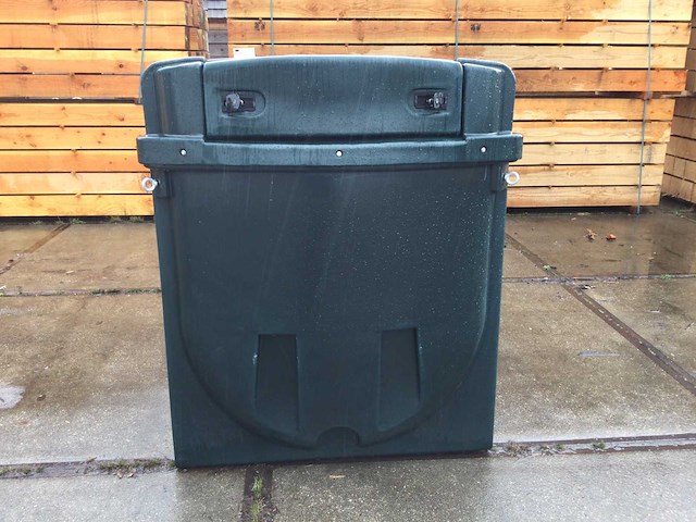 Dubbelwandige kunststof mazouttank met dieselpomp - afbeelding 2 van  8