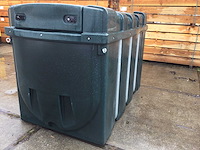 Dubbelwandige kunststof mazouttank met dieselpomp - afbeelding 3 van  8