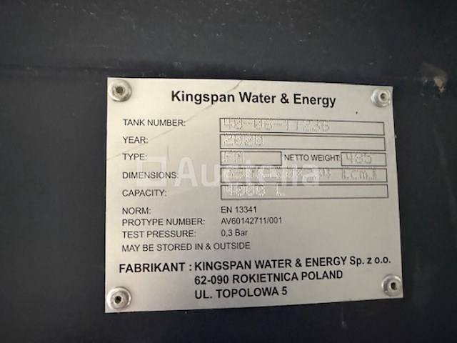 Dubbelwandige mazouttank kingspan, 4000 liter - afbeelding 3 van  10