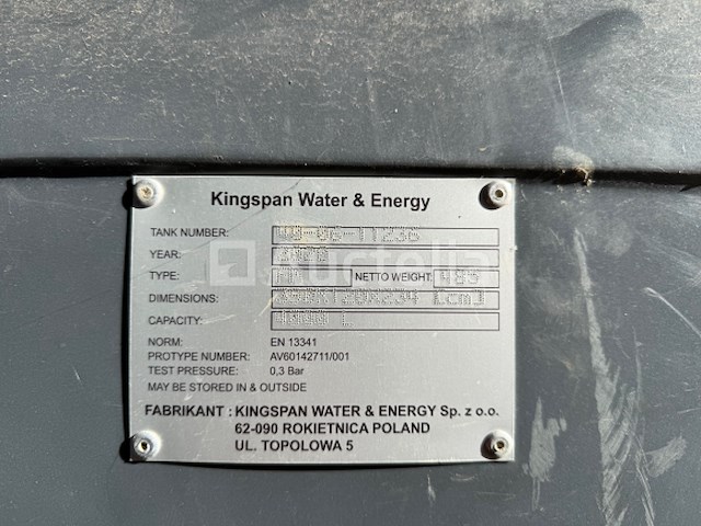 Dubbelwandige mazouttank kingspan, 4000 liter - afbeelding 5 van  10