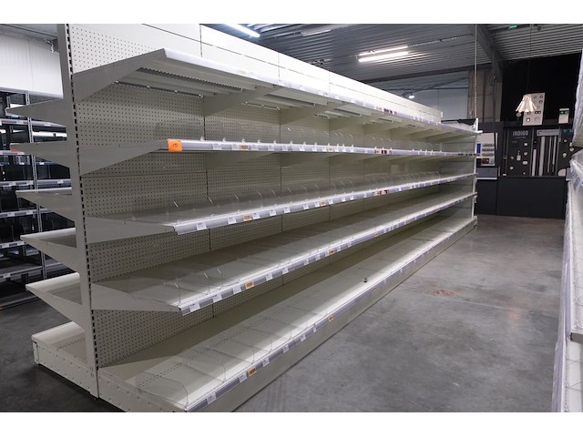 Dubbelzijdig metalen winkelrek gondella - afbeelding 3 van  7