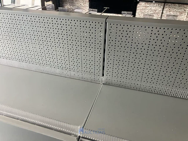 Dubbelzijdig metalen winkelrek - afbeelding 3 van  4