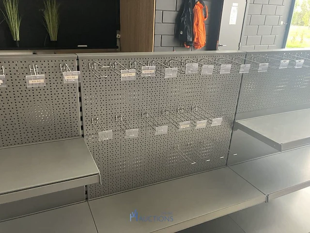 Dubbelzijdig metalen winkelrek - afbeelding 4 van  4