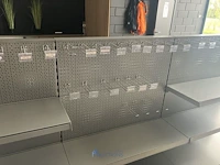Dubbelzijdig metalen winkelrek - afbeelding 4 van  4