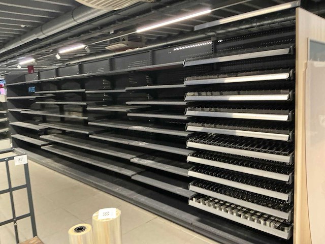 Dubbelzijdig winkel rek (+/- 20 lm) - afbeelding 6 van  6