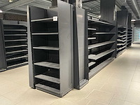 Dubbelzijdig winkel rek (+/- 20 lm) - afbeelding 1 van  6