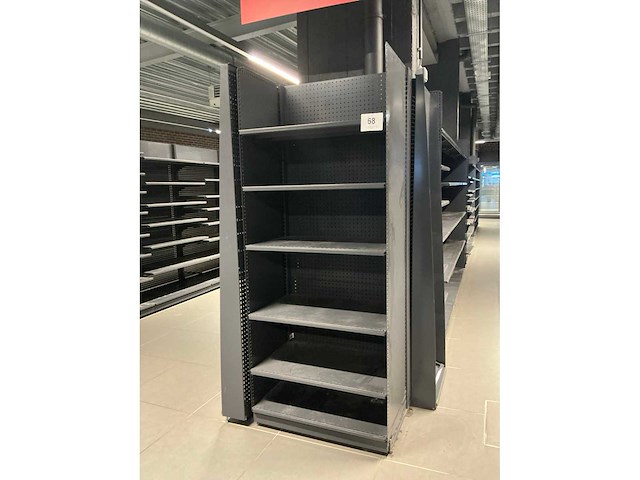 Dubbelzijdig winkel rek (+/- 20 lm) - afbeelding 2 van  6