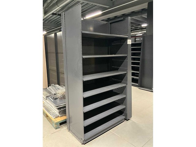Dubbelzijdig winkel rek (+/- 22 lm) - afbeelding 3 van  8