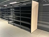 Dubbelzijdig winkel rek (+/- 22 lm) - afbeelding 5 van  8