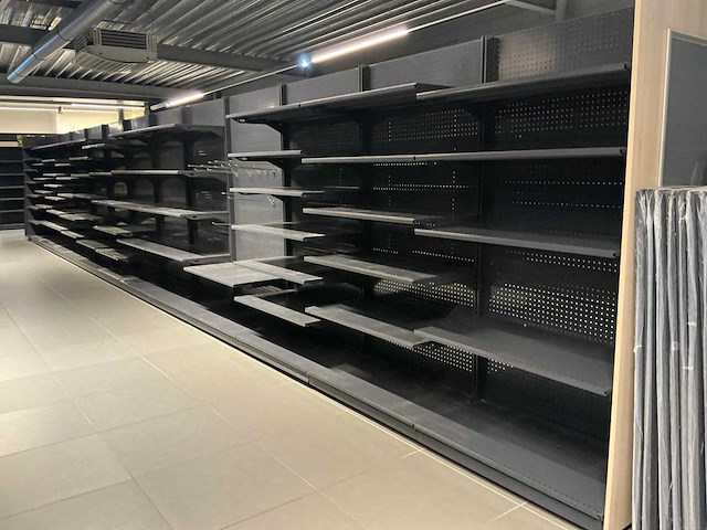 Dubbelzijdig winkel rek (+/- 22 lm) - afbeelding 8 van  8