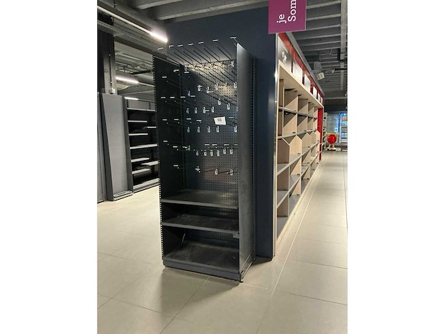 Dubbelzijdig winkel rek (+/- 26 lm) - afbeelding 2 van  9