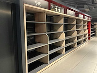 Dubbelzijdig winkel rek (+/- 26 lm) - afbeelding 7 van  9