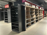 Dubbelzijdig winkel rek (+/- 26 lm)