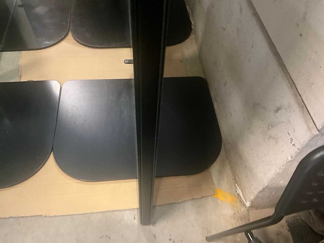 Dubbelzijdige 2-delige passpiegel op metalen voet - afbeelding 13 van  17