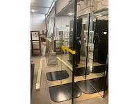 Dubbelzijdige 2-delige passpiegel op metalen voet - afbeelding 10 van  17