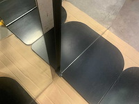 Dubbelzijdige 2-delige passpiegel op metalen voet - afbeelding 16 van  17