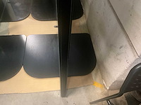 Dubbelzijdige 2-delige passpiegel op metalen voet - afbeelding 10 van  12