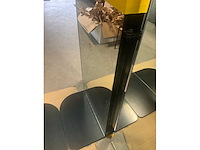 Dubbelzijdige 2-delige passpiegel op metalen voet - afbeelding 11 van  12