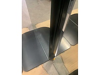 Dubbelzijdige 2-delige passpiegel op metalen voet - afbeelding 2 van  15