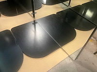 Dubbelzijdige 2-delige passpiegel op metalen voet - afbeelding 12 van  15