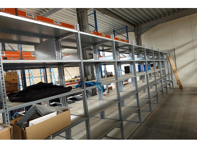 Dubbelzijdige industriële metalen legbordstelling schäfer - afbeelding 4 van  5