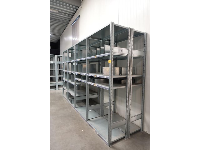 Dubbelzijdige industriële metalen legbordstelling schäfer - afbeelding 1 van  6