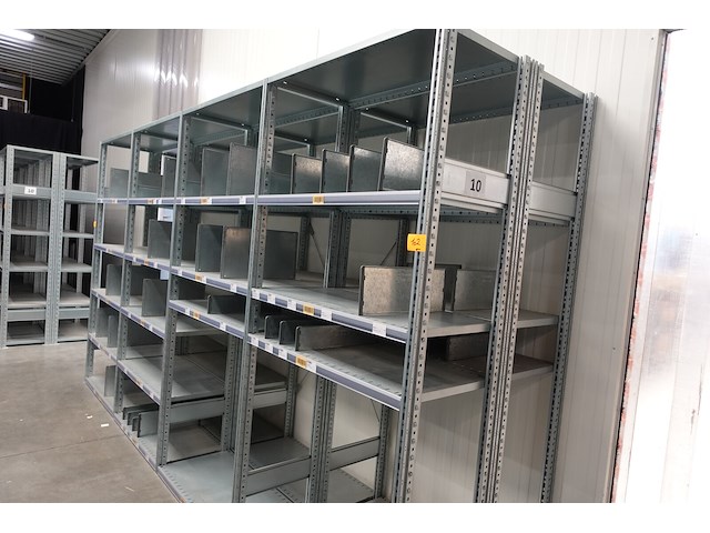 Dubbelzijdige industriële metalen legbordstelling schäfer - afbeelding 2 van  6