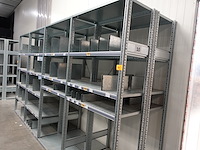 Dubbelzijdige industriële metalen legbordstelling schäfer - afbeelding 2 van  6