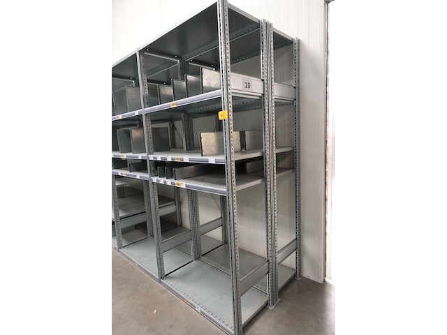 Dubbelzijdige industriële metalen legbordstelling schäfer - afbeelding 3 van  6