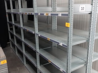 Dubbelzijdige industriële metalen legbordstelling schäfer - afbeelding 1 van  5
