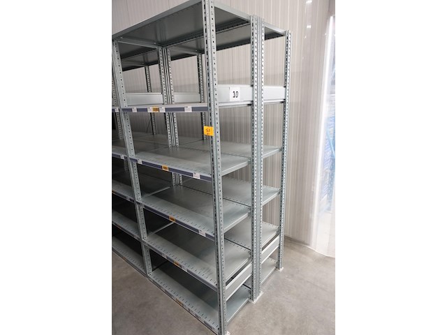 Dubbelzijdige industriële metalen legbordstelling schäfer - afbeelding 2 van  5